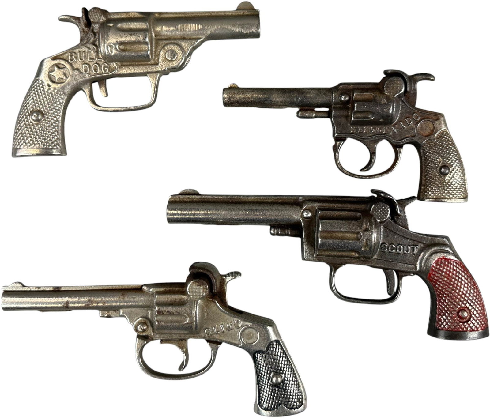 SCOUT, BULLDOG, KIDD AND SLIKO CAP GUNS (1 of 5)