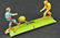 TWO SOCCER PLAYERS PENNY TOY - 2