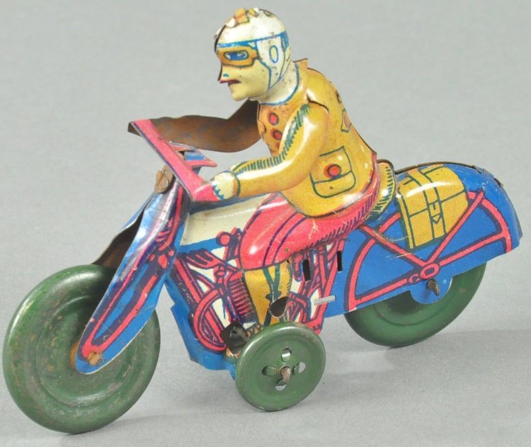 MOTORCYCLIST PENNY TOY (1 of 2)