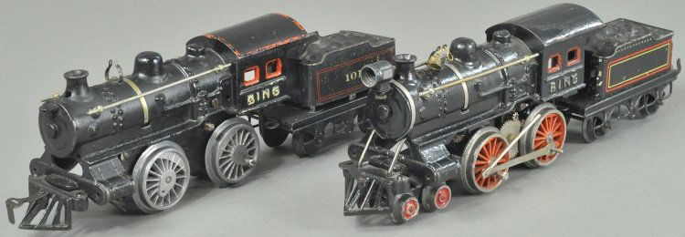 LOT OF TWO BING LOCOMOTIVES WITH TENDERS (1 of 2)