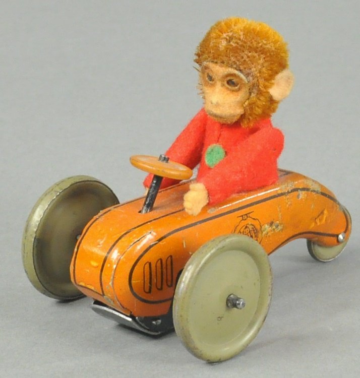 SCHUCO SEATED MONKEY PILOT IN SCOOTER (1 of 2)