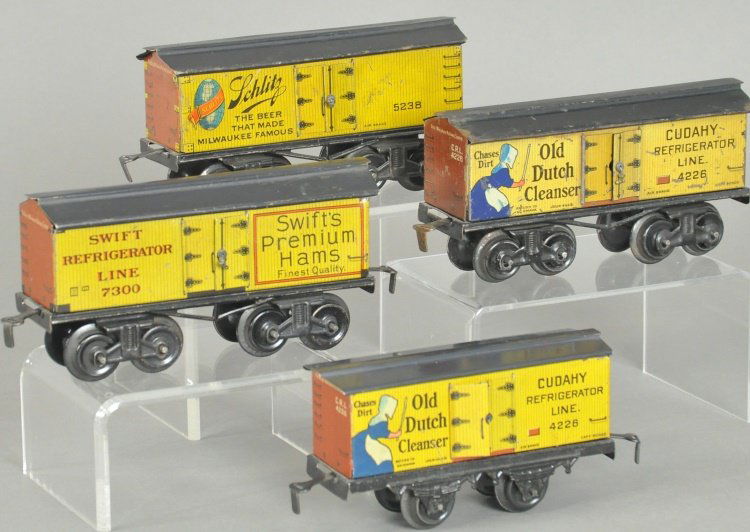 LOT OF BING ADVERTISING BOX CARS (1 of 2)