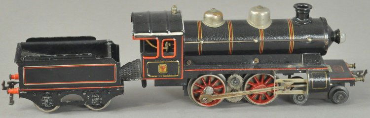 BING 4-4-0 STEAM TYPE ENGINE AND TENDER (1 of 2)