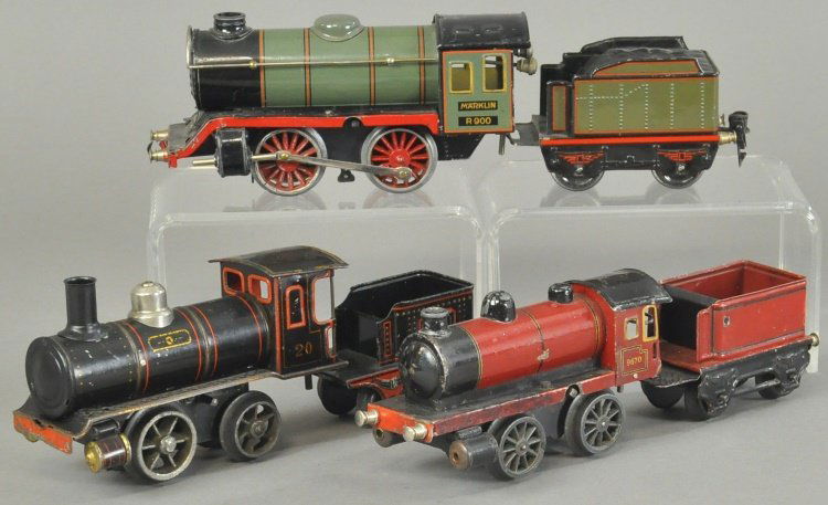 GROUPING OF THREE MARKLIN 'O' GAUGE LOCOMOTIVES (1 of 2)