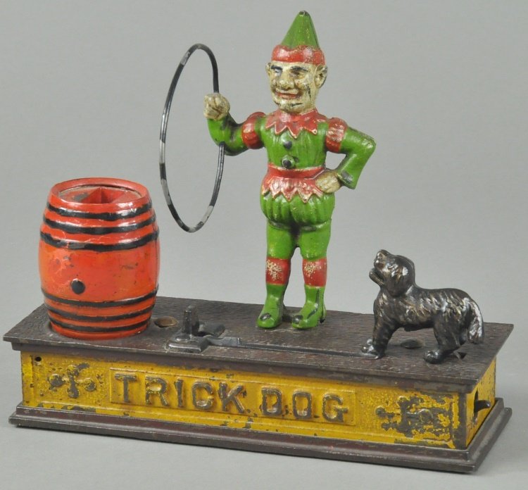 TRICK DOG MECHANICAL BANK - SIX PART BASE (1 of 3)