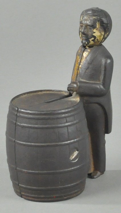 CIRCUS TICKET COLLECTOR MECHANICAL BANK (1 of 2)