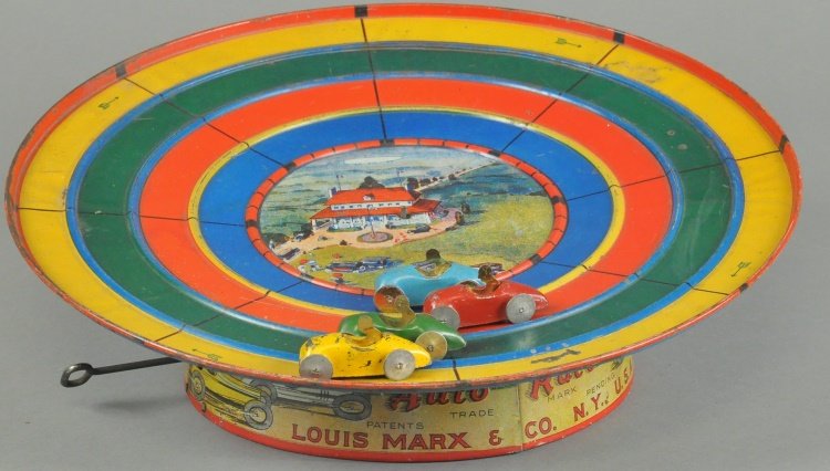 MARX WHEE-WHIZ AUTO RACING TOY (1 of 2)