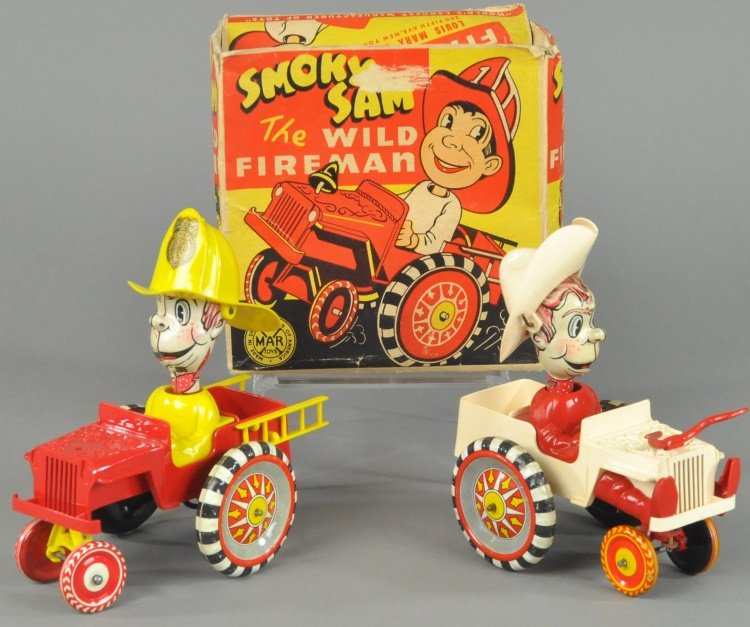 BOXED SMOKY SAM WILD FIREMAN AND SHERIFF SAM (1 of 3)