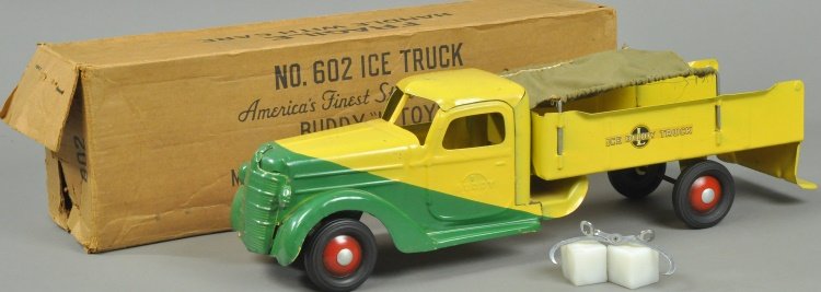 BUDDY 'L' ICE TRUCK WITH BOX (1 of 2)
