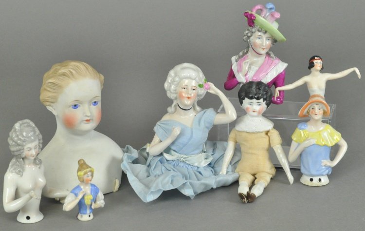 DOLL AND HALF DOLL GROUPING (1 of 2)