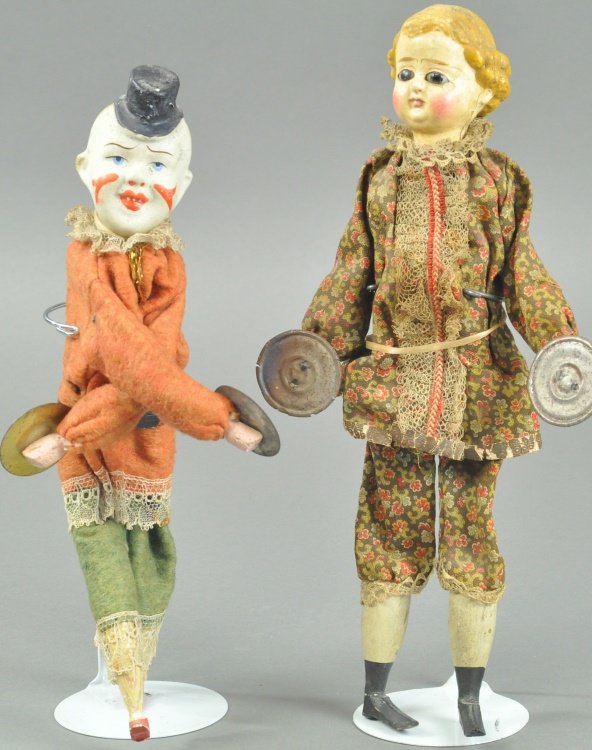 LOT OF TWO CYMBAL PLAYING SQUEAK TOYS (1 of 2)