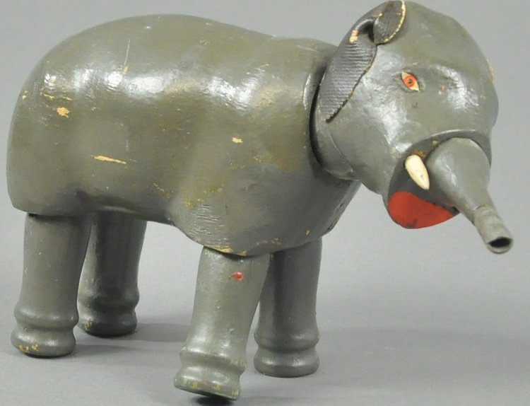 SCHOENHUT REDUCED SIZE ELEPHANT (1 of 2)