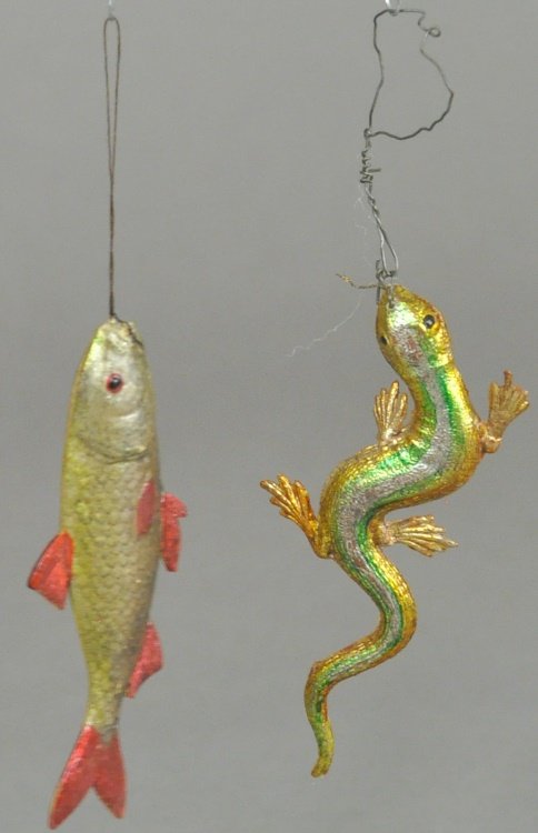 GERMAN DRESDEN ORNAMENTS (1 of 2)