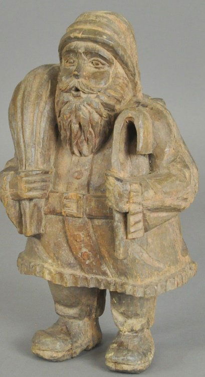 WOOD SANTA CLAUS MOLD FORM (1 of 2)