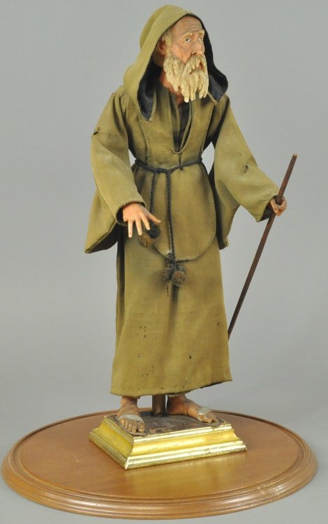19TH CENTURY NEOPOLITAN CRECHE FIGURE (1 of 3)