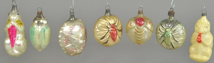 GLASS ORNAMENT GROUPING (1 of 2)