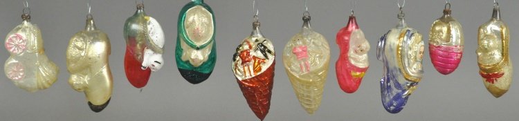 WONDERFUL ASSORTMENT OF GLASS ORNAMENTS (1 of 1)