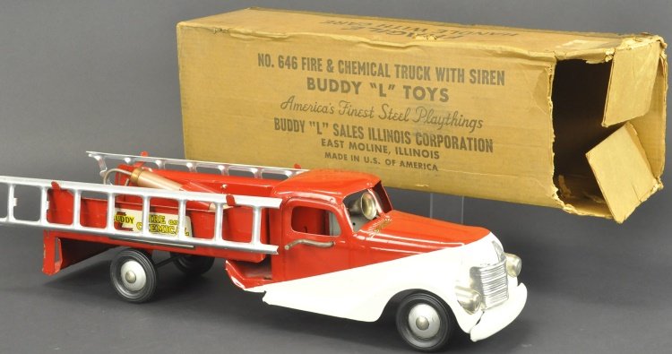 BOXED BUDDY 'L' FIRE AND CHEMICAL TRUCK NO. 646 (1 of 2)