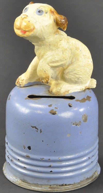 BONZO SEATED ON TIN BANK (1 of 2)