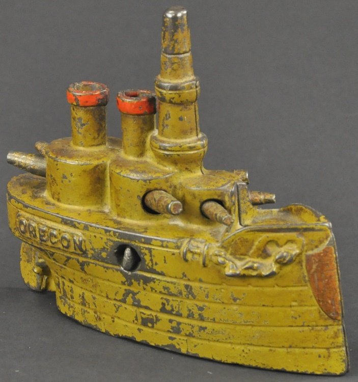 BATTLESHIP "OREGON" (LARGE) STILL BANK (1 of 2)