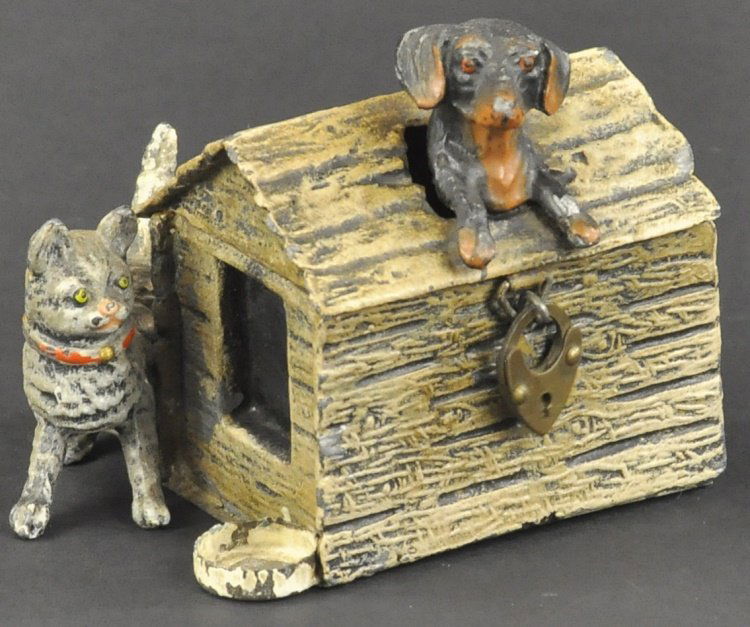 CAT AND DOG AT DOGHOUSE SPELTER BANK (1 of 2)