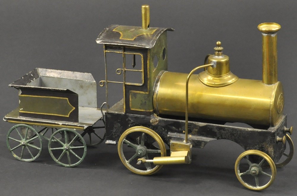 PLANK GAUGE FOUR LIVE STEAM 2-2-0 LOCOMOTIVE (1 of 2)