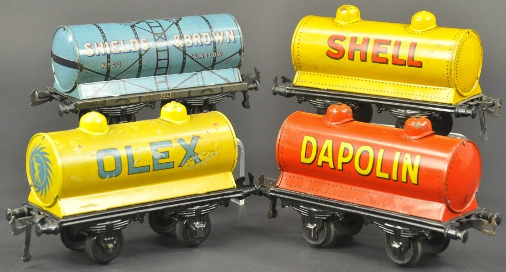 LOT OF FOUR I & II GAUGE BING OIL TANKERS (1 of 2)
