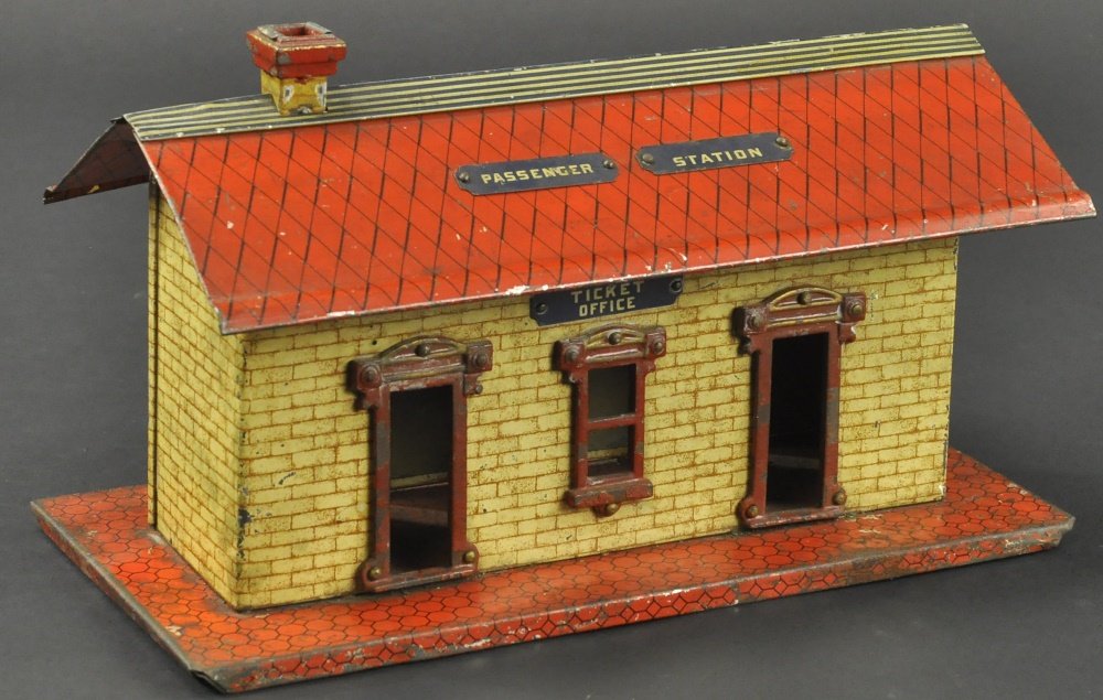 IVES 114 LITHOGRAPHED PASSENGER STATION (1 of 2)