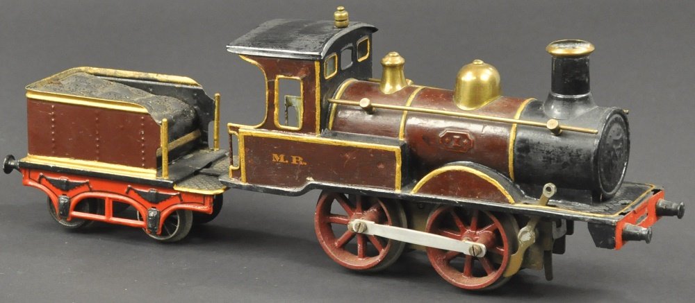 MARKLIN 0-4-0 LOCOMOTIVE AND TENDER (1 of 2)