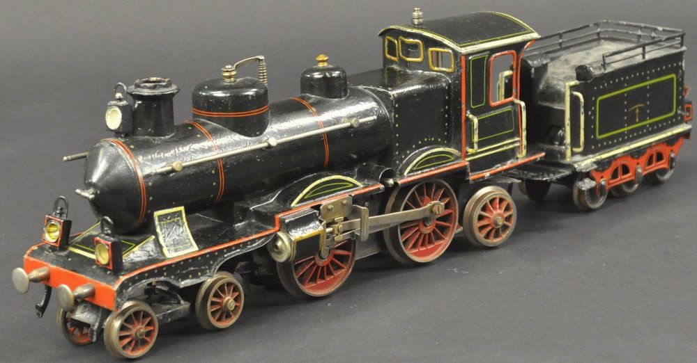 MARKLIN 1 GAUGE CLOCKWORK LOCO & TENDER (1 of 3)