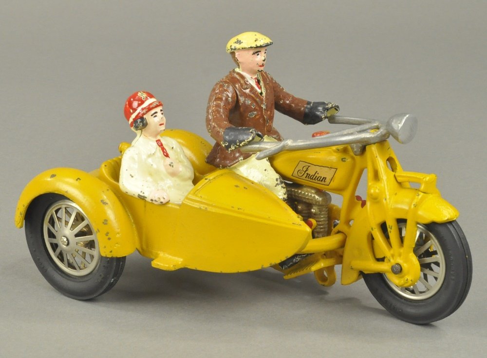 HUBLEY MOTORCYCLE w/SIDECAR (1 of 3)