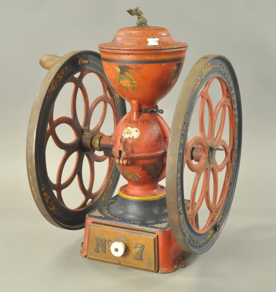 ENTERPRISE CAST IRON No. 7 COFFEE GRINDER (1 of 7)