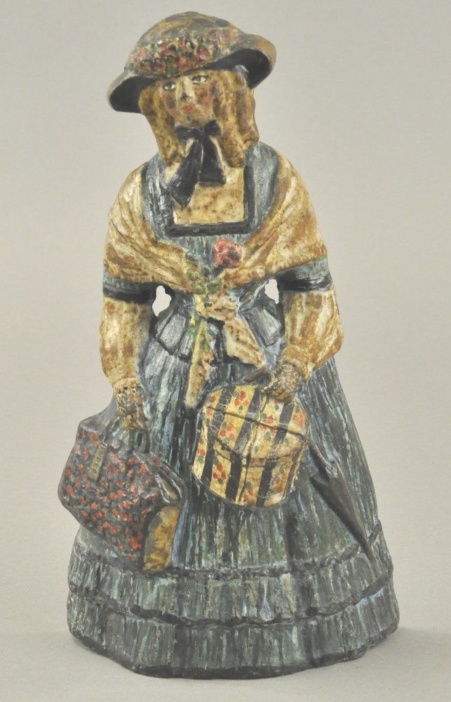 LADY "PHOEBE" w/CARPET BAG DOORSTOP (1 of 3)