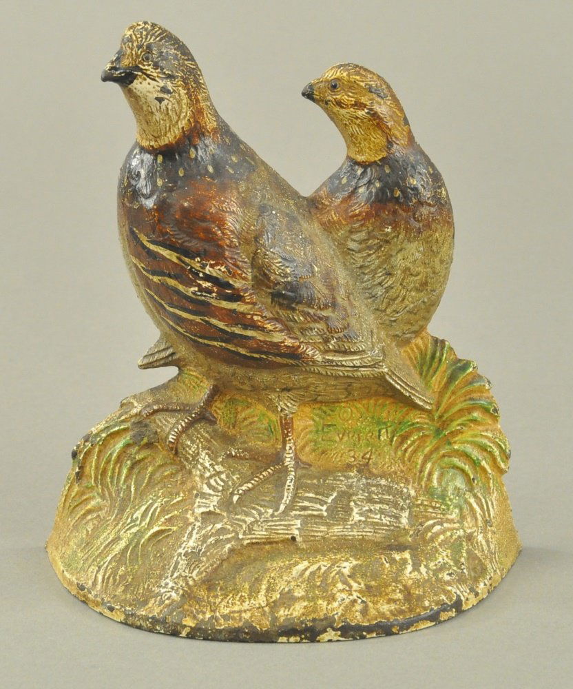 QUAILS DOORSTOP (1 of 2)