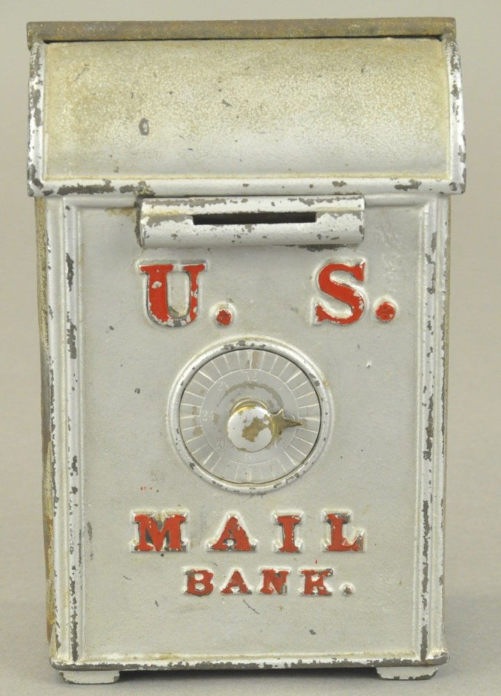 LARGE COMBINATION U.S. MAIL BOX STILL BANK (1 of 2)