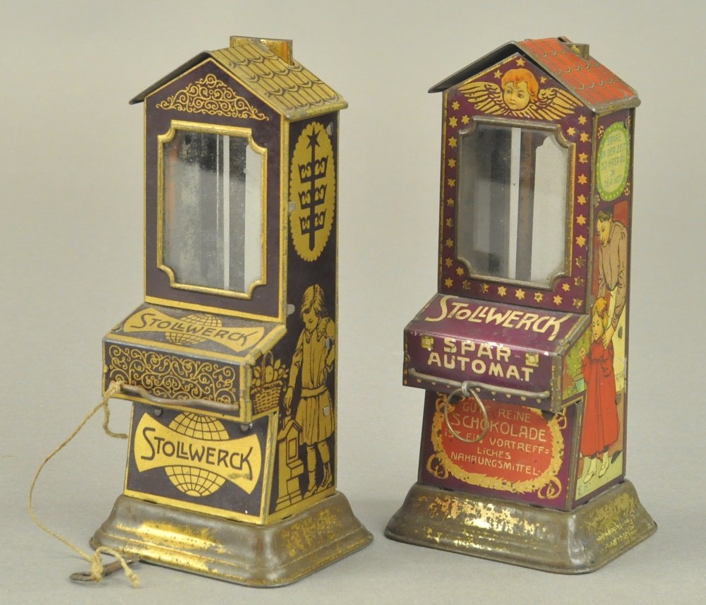 STOLLWERCK AUTOMATIC CHOCOLATE SAVINGS BANKS (1 of 2)