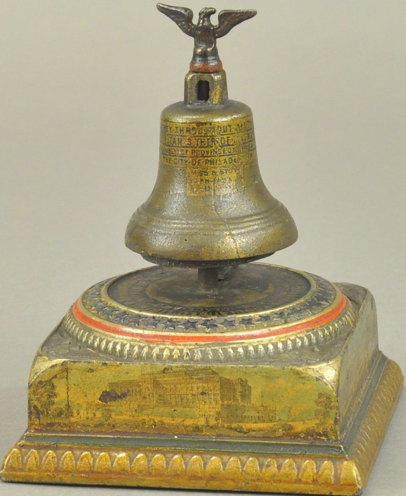 MEMORIAL MONEY BANK LIBERTY BELL MECHANICAL BANK (1 of 2)
