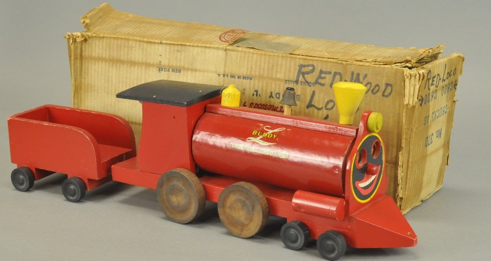 WAR PRODUCTION BUDDY 'L' CHUCKLING CHOO CHOO (1 of 2)