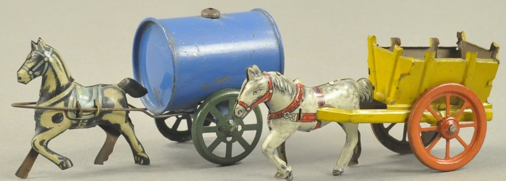 LOT OF 2 ANIMAL CART PENNY TOYS (1 of 2)