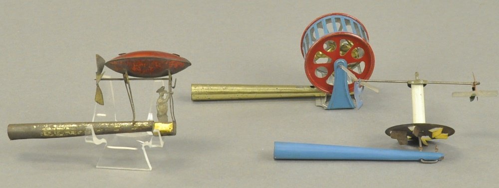 LOT OF THREE WHISTLE PENNY TOYS (1 of 3)