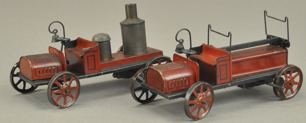 PAIR OF BING FIRE CARS (1 of 2)