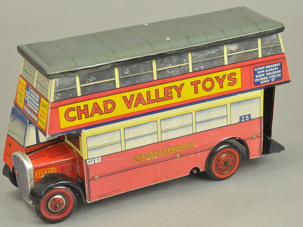 CHAD VALLEY TOYS BISCUIT BUS TIN (1 of 2)