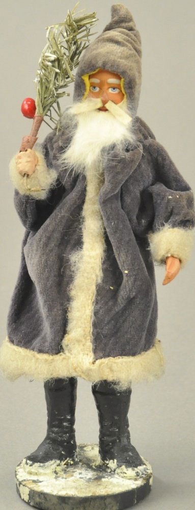 EARLY GERMAN SANTA CANDY CONTAINER (1 of 2)