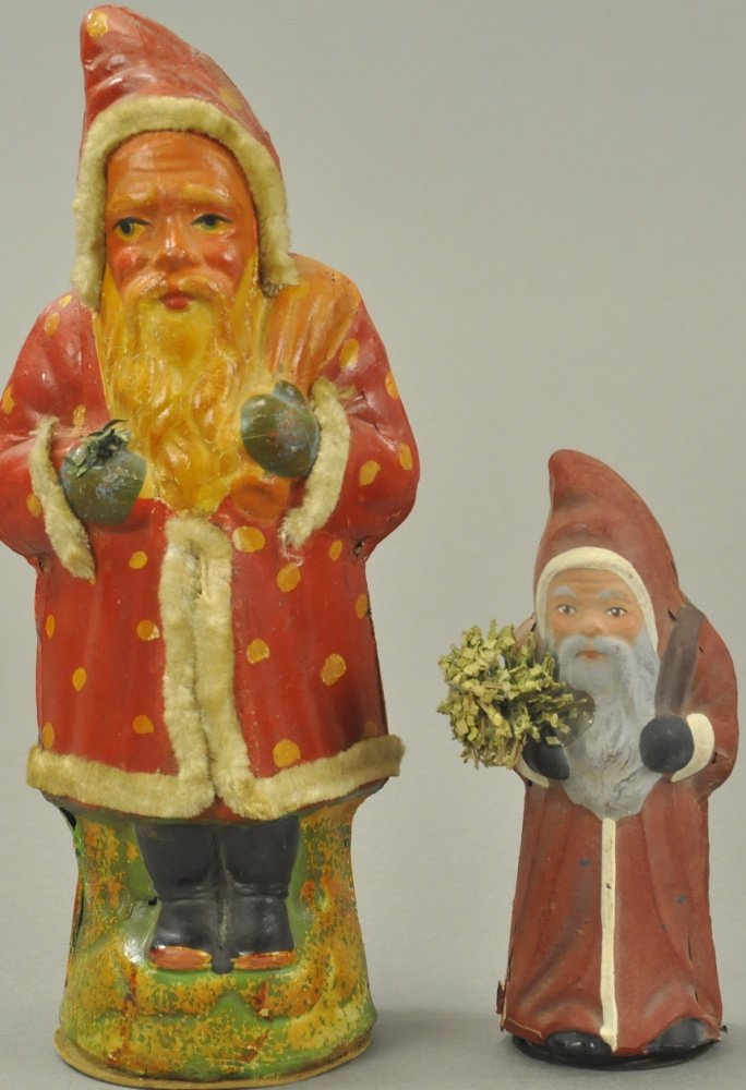 TWO GERMAN SANTA CANDY CONTAINERS (1 of 2)