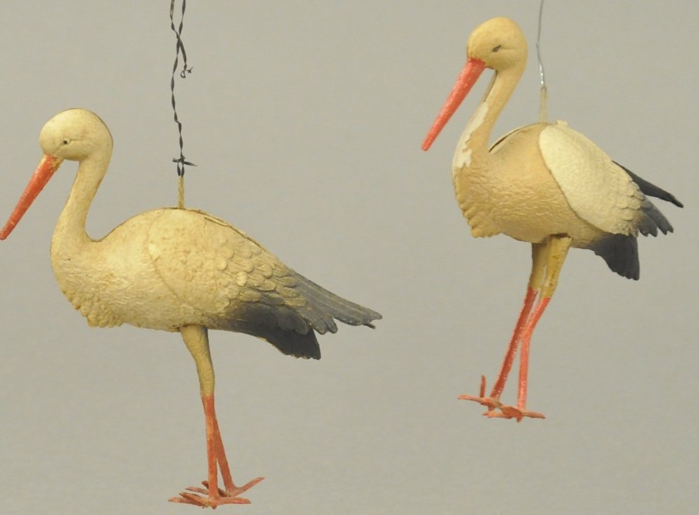 TWO DRESDEN STORKS (1 of 2)