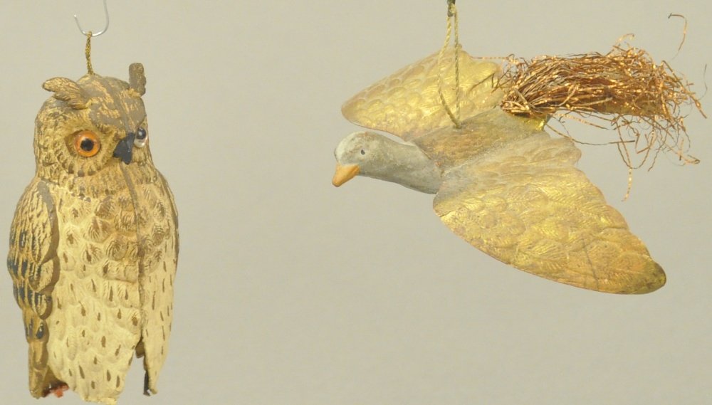 GLASS EYE OWL & GOLDEN WING BIRD (1 of 2)