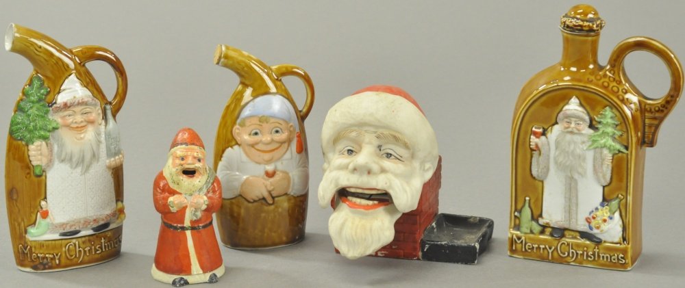 GROUPING OF FIVE CHRISTMAS ITEMS (1 of 2)