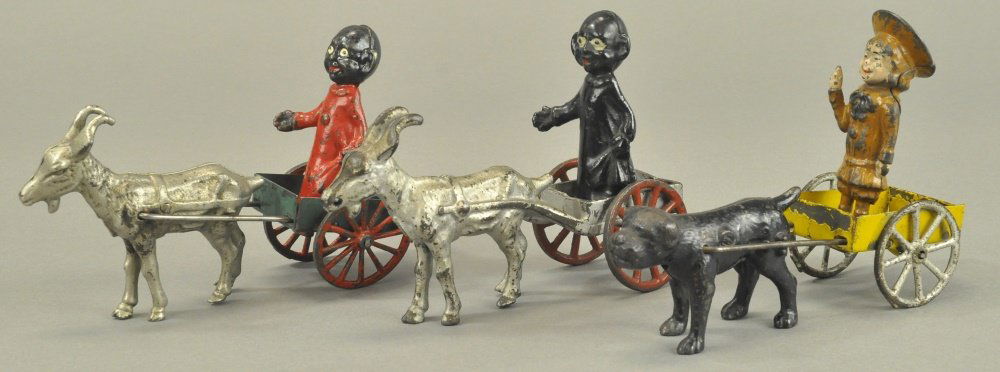 LOT OF THREE HARRIS ANIMAL CARTS (1 of 2)