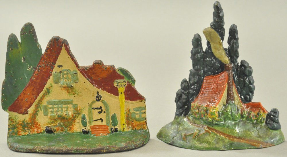 TWO COTTAGE DOORSTOPS (1 of 2)