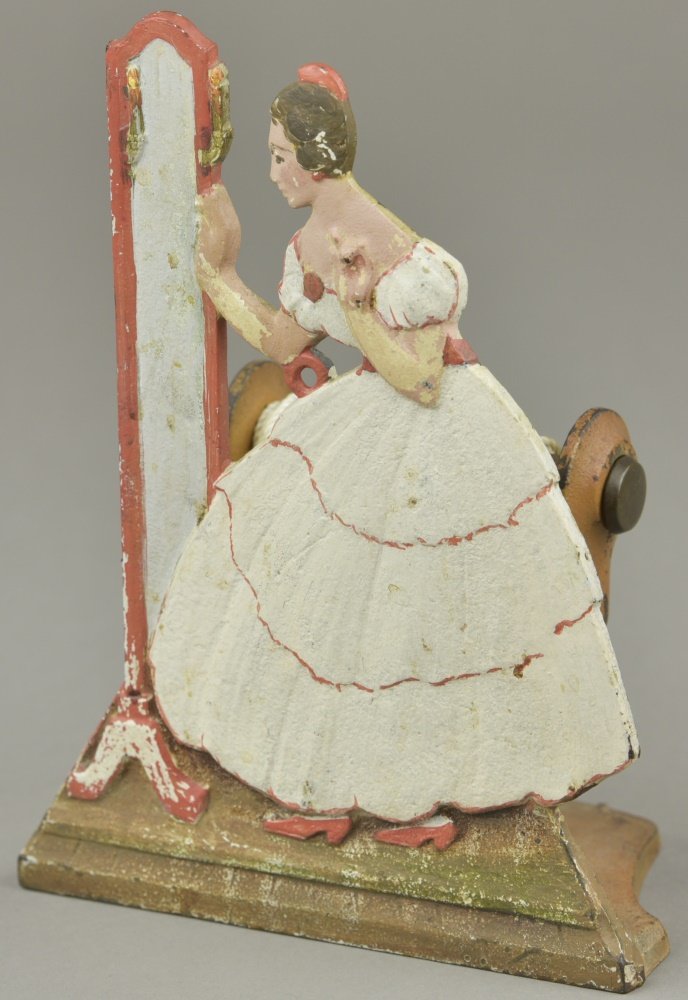 LADY AT MIRROR STRING HOLDER (1 of 2)